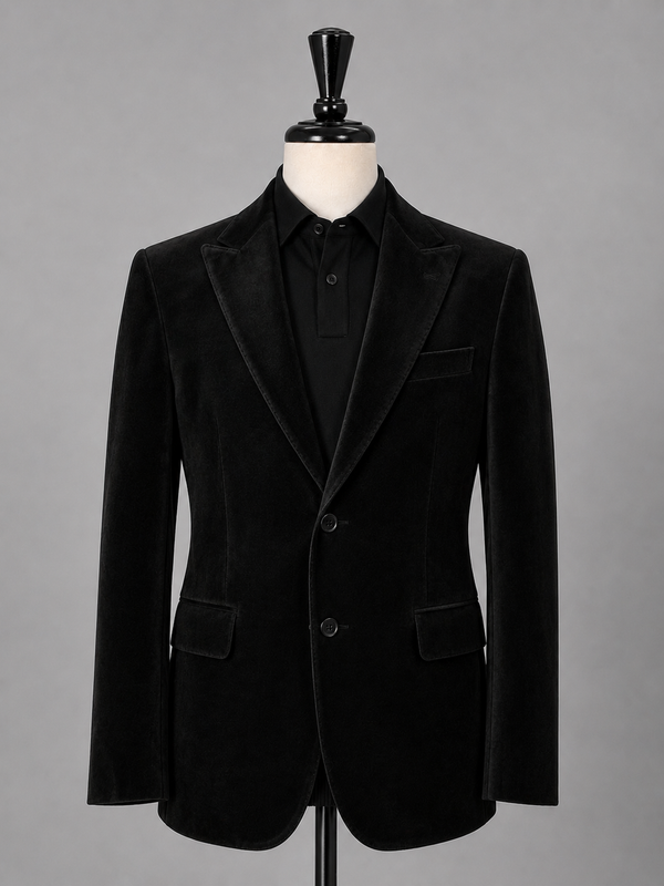 Black Velvet Blazer