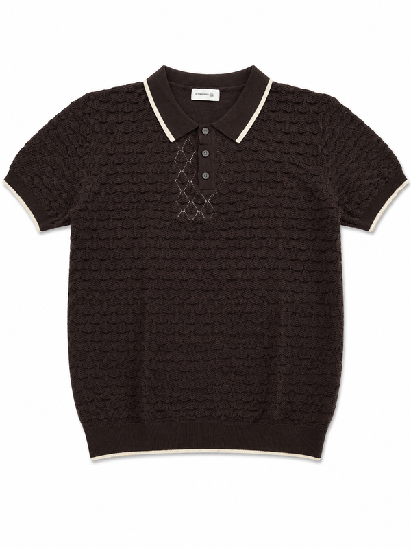Espresso Tipped Polo
