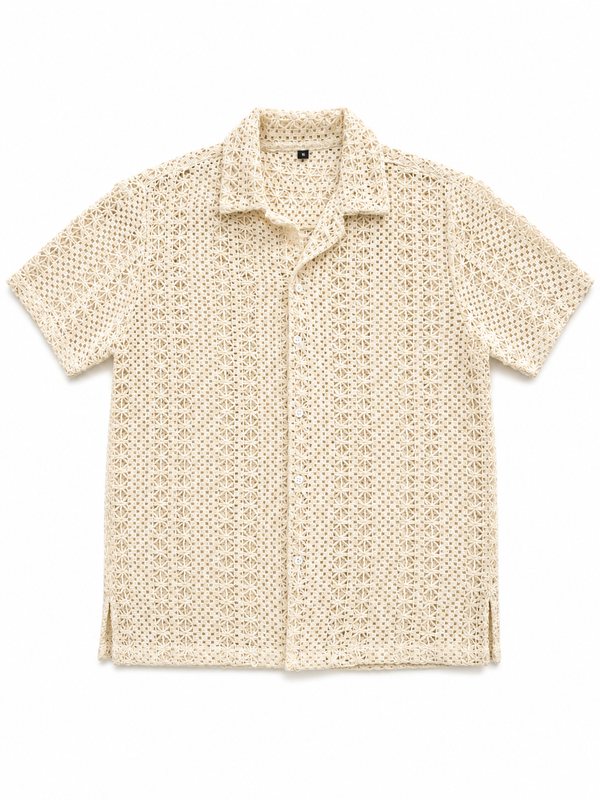 Ivory Crochet Shirt