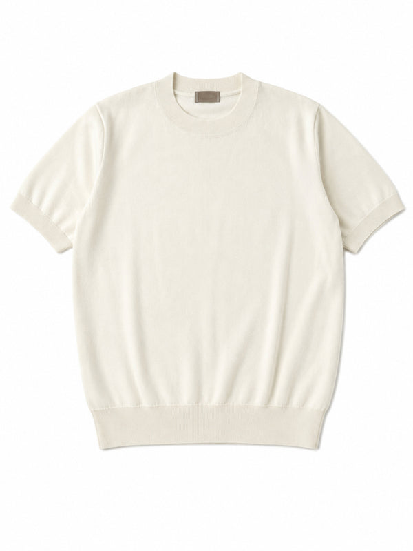 Portofino Crewneck Knit Tee Ivory