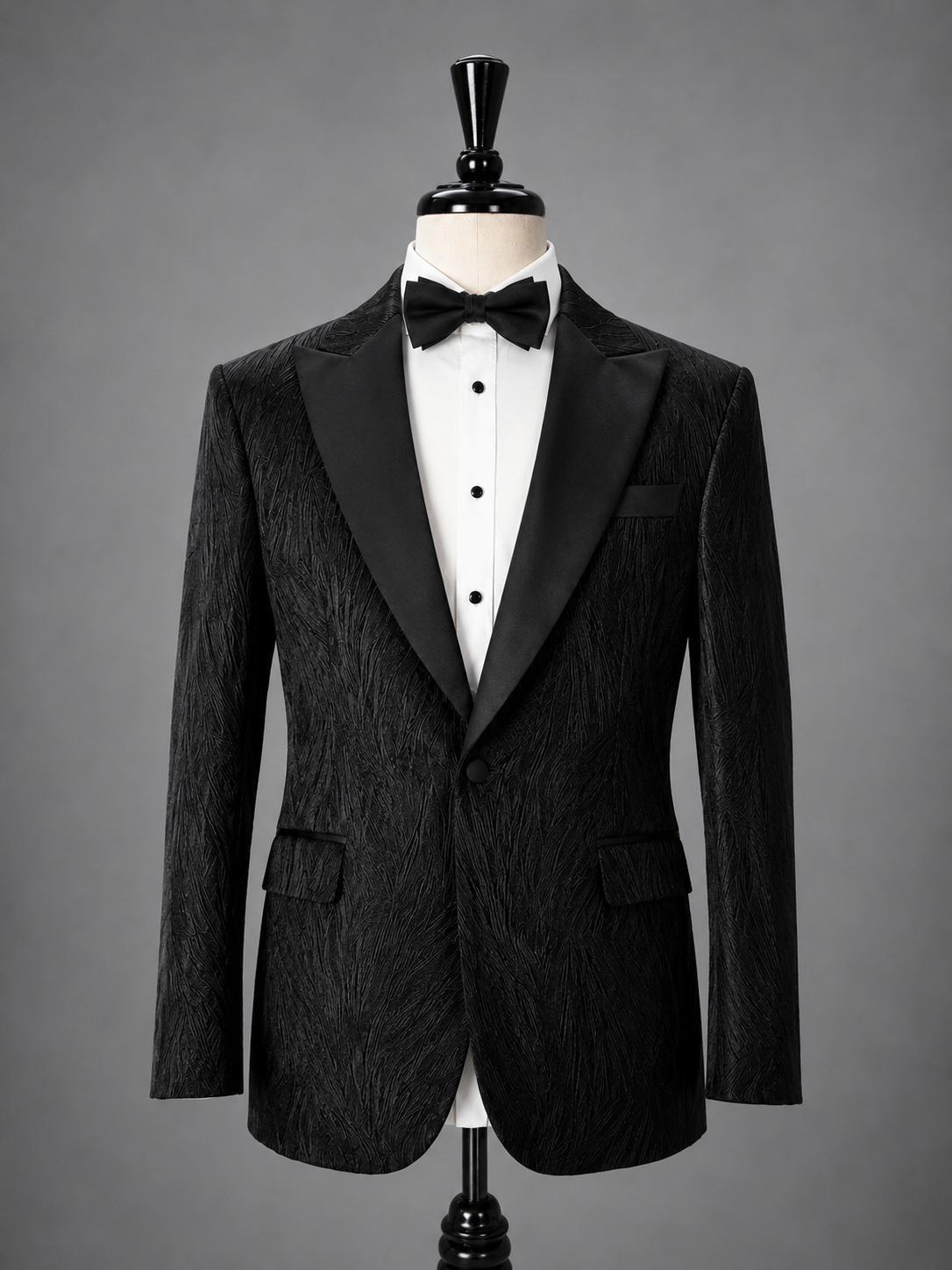 Noir Jacquard Tuxedo
