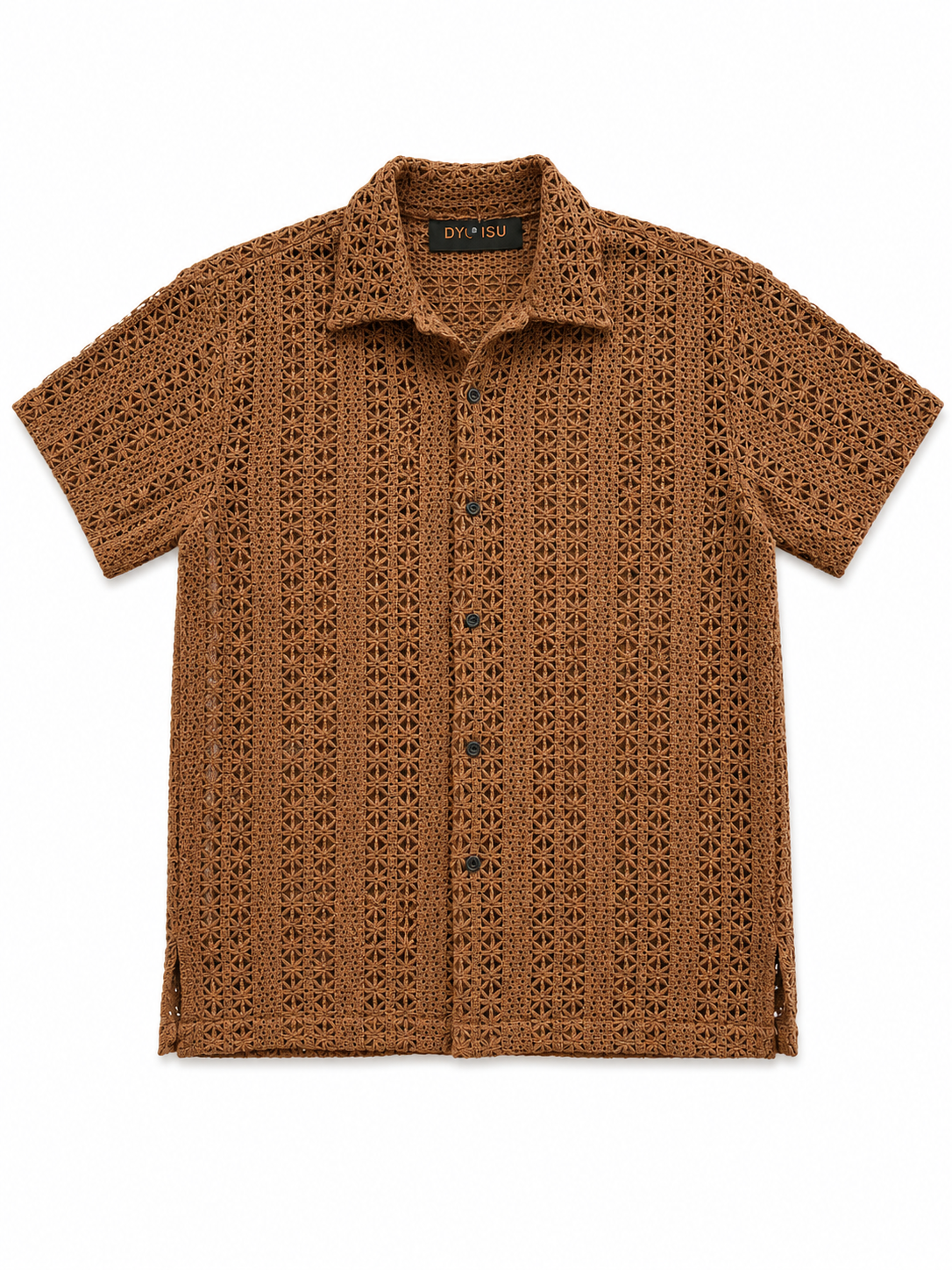 Caramel Crochet Shirt