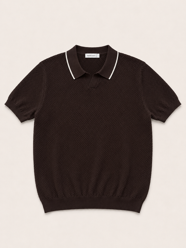 Mocha Open Polo