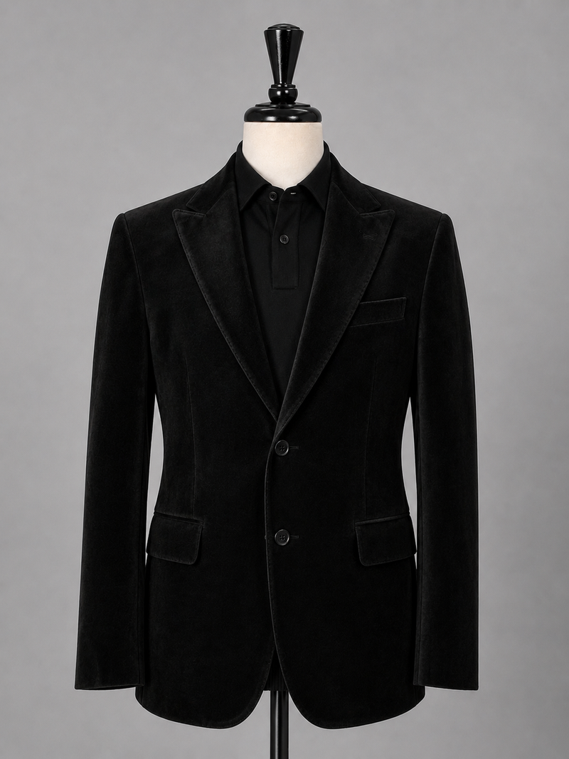 Black Velvet Blazer