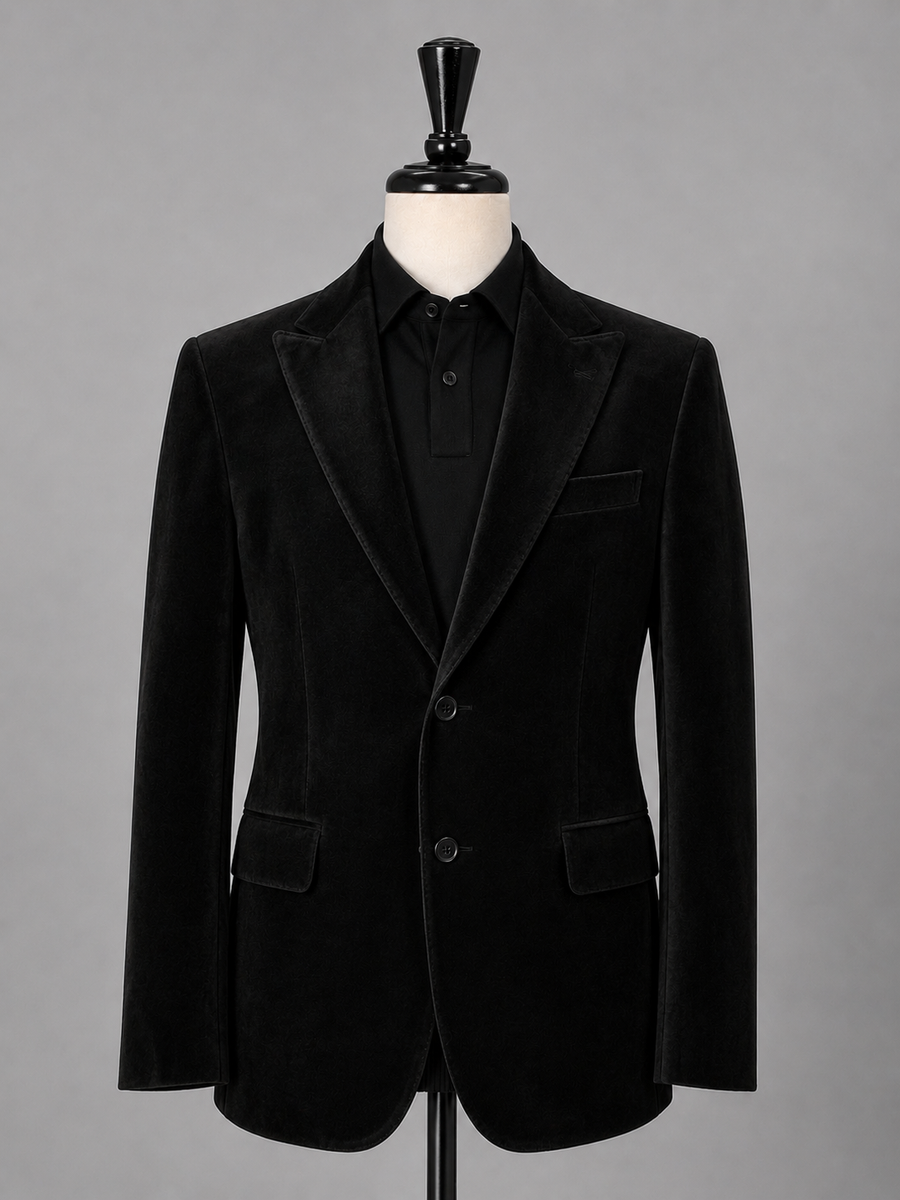 Black Velvet Blazer