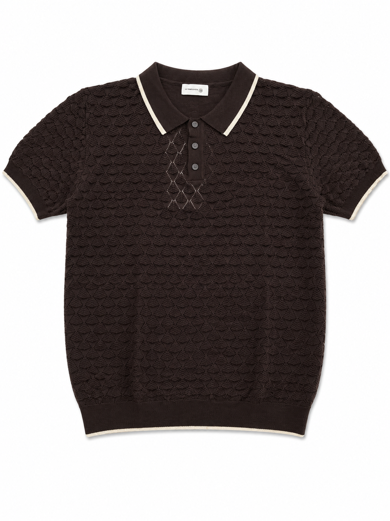 Espresso Tipped Polo