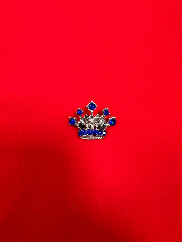 Crown Pin - Blue