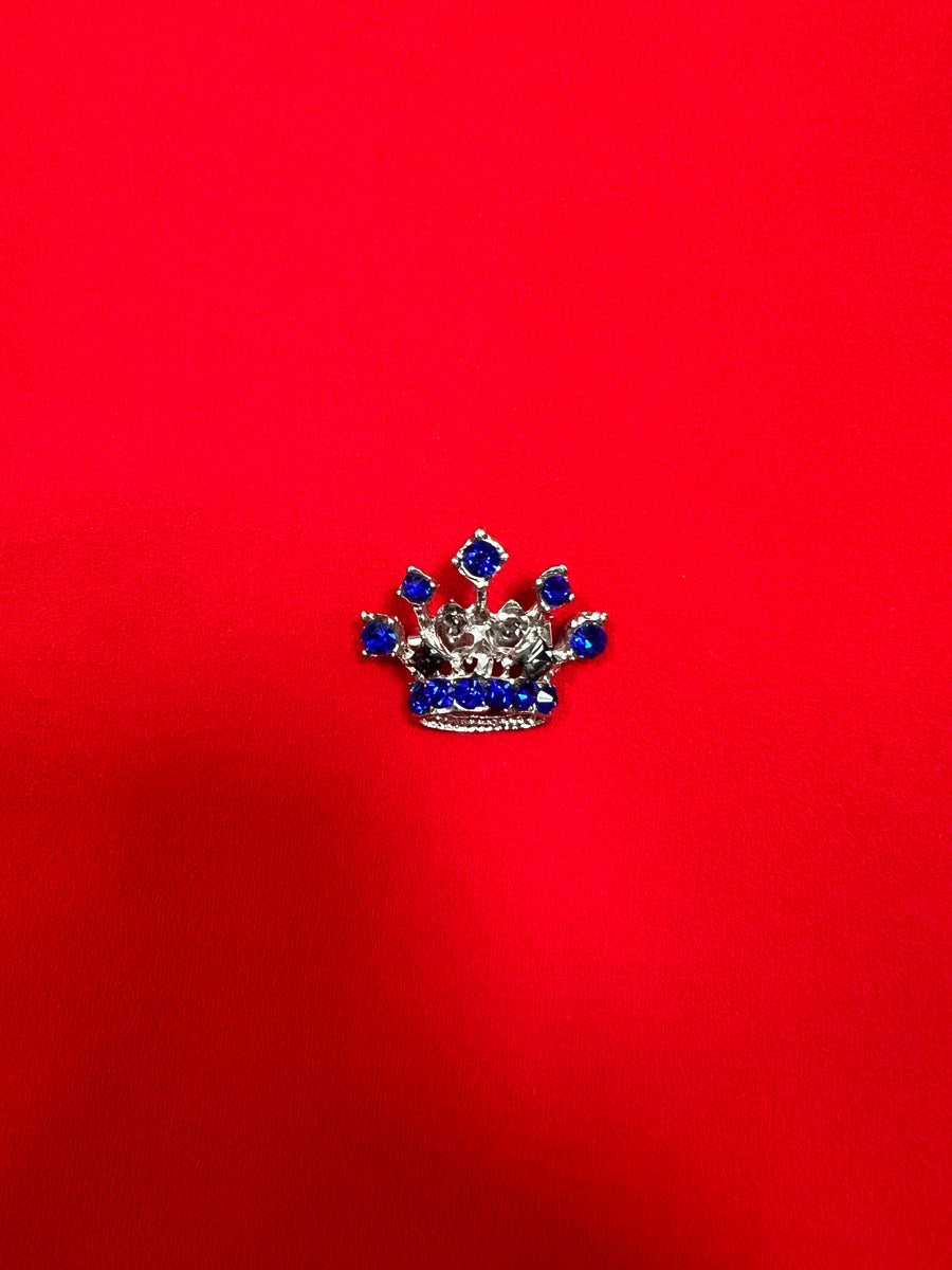 Crown Pin - Blue