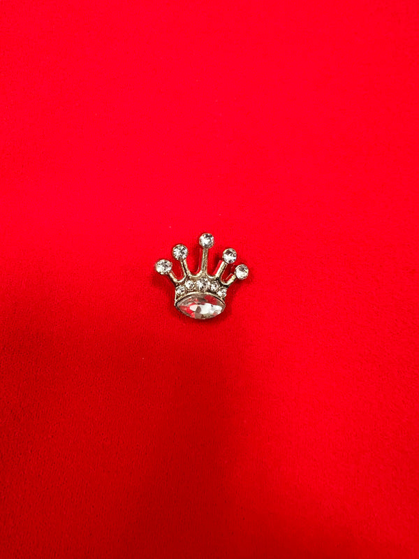 Crown Pin - White
