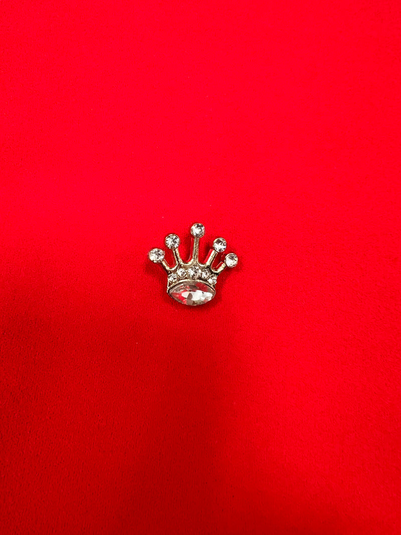 Crown Pin - White