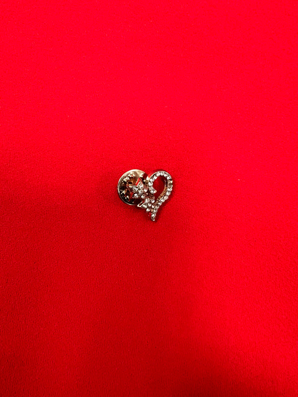 Half Heart Pin