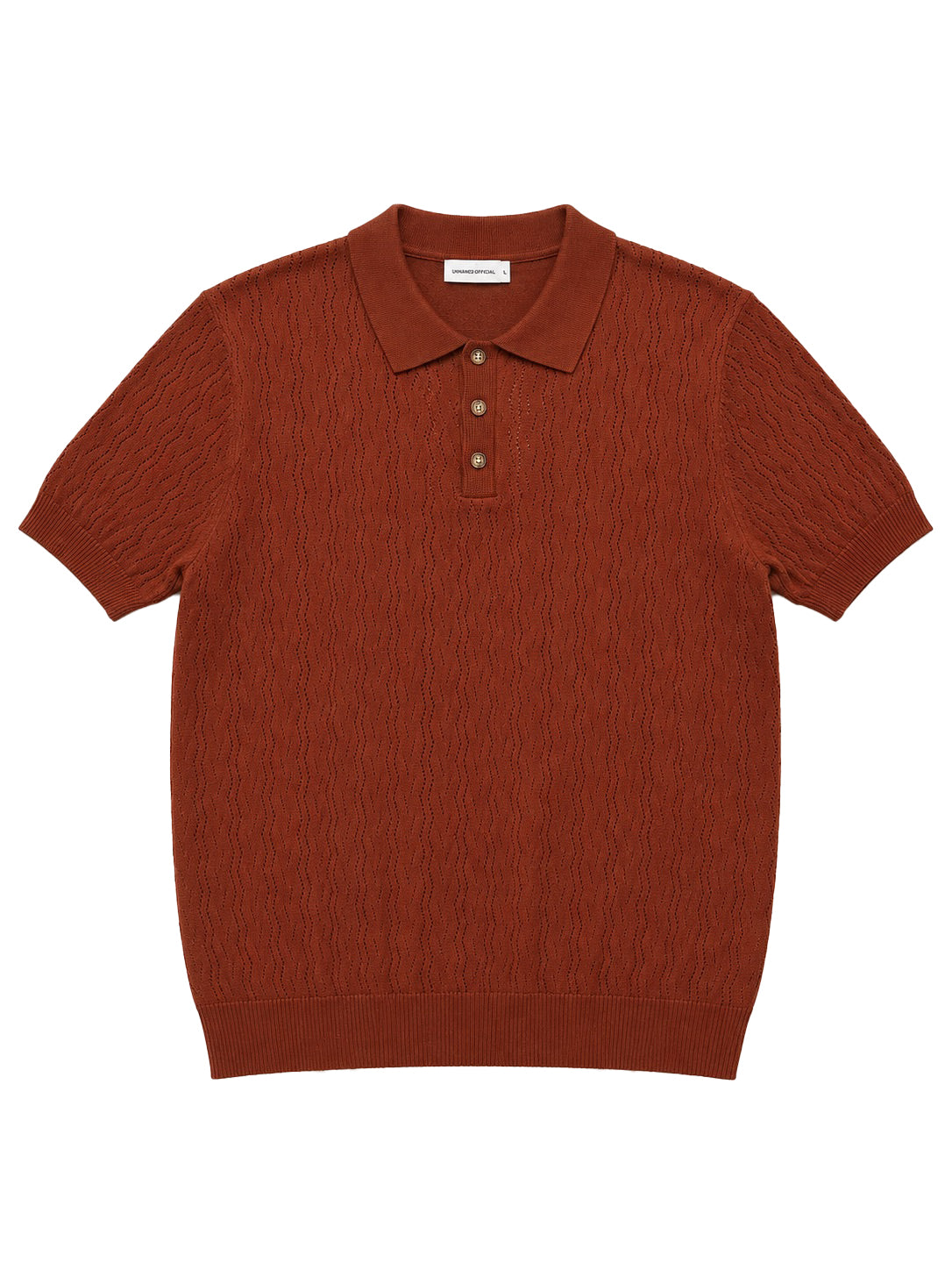 Terra Cotta Knit Polo
