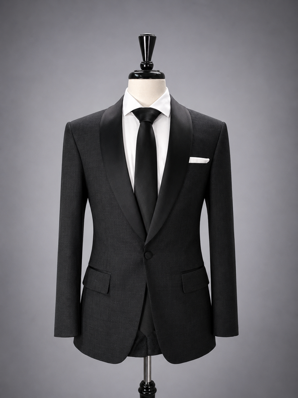 Charcoal Slim Suit