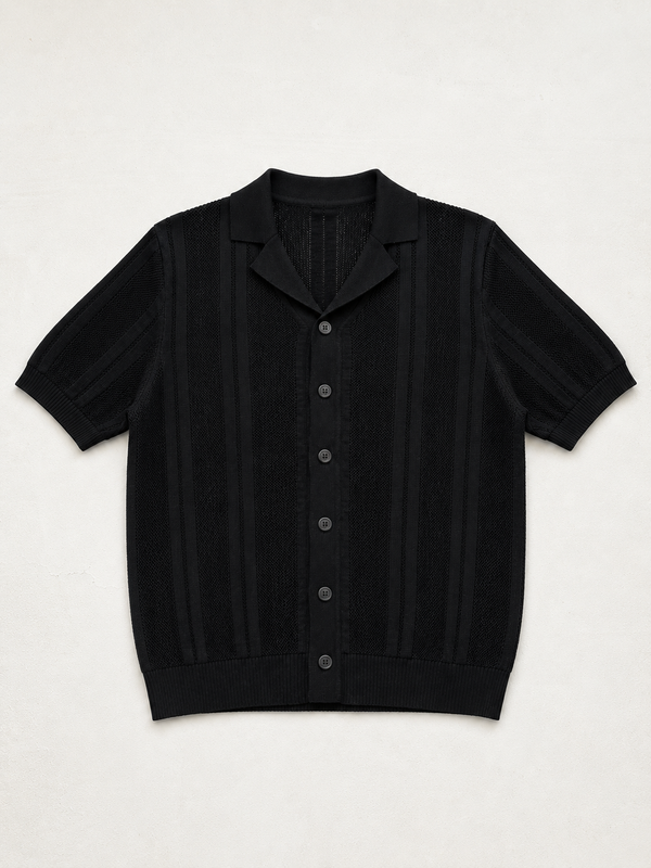 Noir Palm Polo