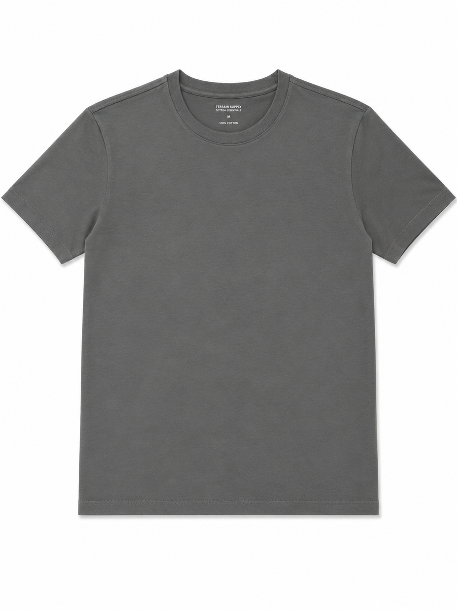 Graphite Crew Tee