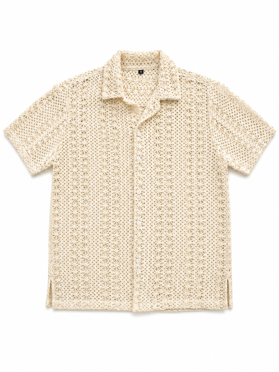 Ivory Crochet Shirt