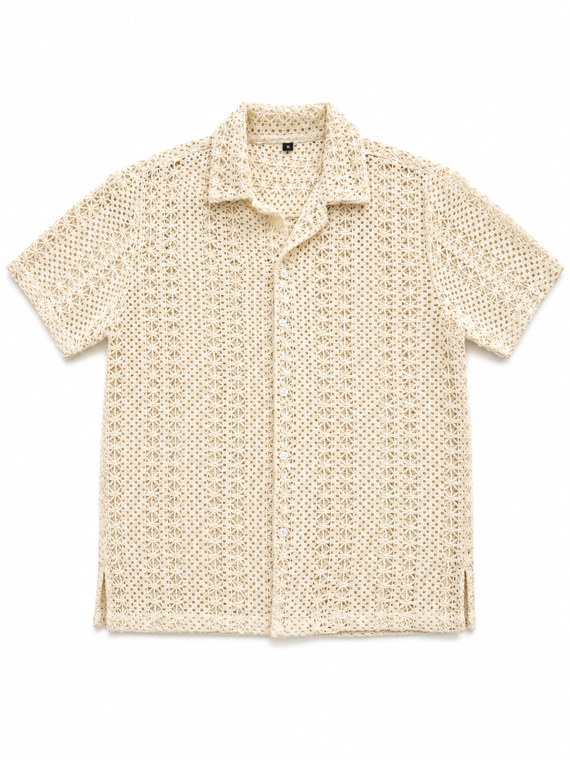 Ivory Crochet Shirt