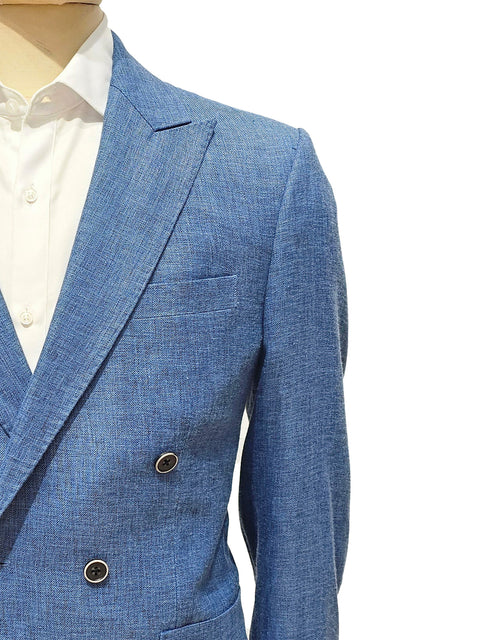 Arvien Blazer - Blue Linen