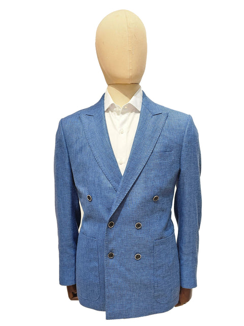 Arvien Blazer - Blue Linen